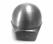 2BA Dome Nuts Steel S/C