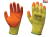 Scan Knit Shell Latex Palm Gloves Orange One Size (12 Pack)