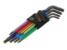 Bahco C1997LM/9P Metric Long Ball End Coloured Hex L-Key Set Bahco C1997LM/9P Metric Long Ball End Coloured Hex L-Key Set