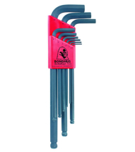 Bondhus BLX9 Hex Key Set Metric Ball End 9 Pce