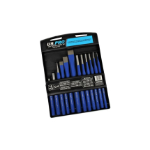 US Pro 7117 12 Piece Punch And Chisel Set