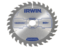 Irwin Circular Saw Blade 150 x 20mm x 30T ATB