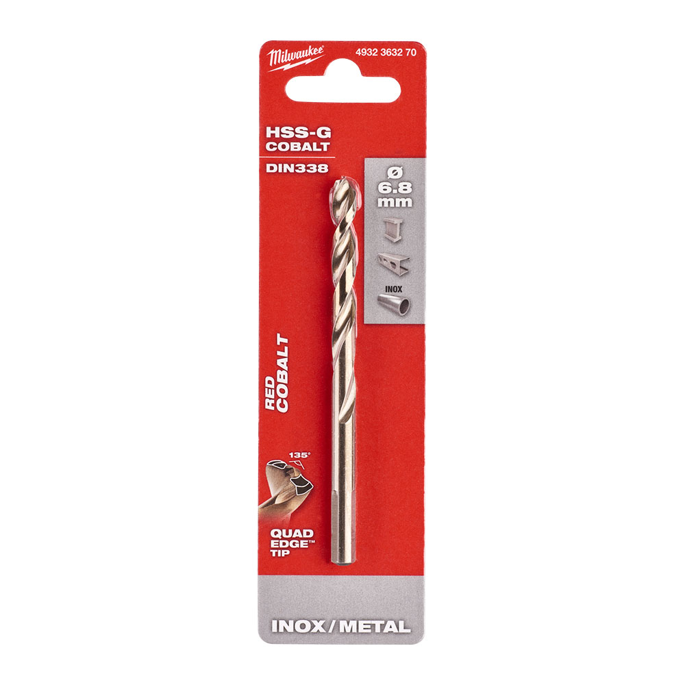 Wiertło Milwaukee Kaseta Z Wiertłami Do Metalu HSS G Cobalt 19szt