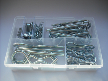 Assorted 'R' CLIPS Zinc Plated