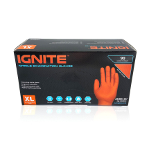 Aurelia Ignite Orange Powder Free Nitrile (box 90) X/Large Aurelia Ignite Orange Powder Free Nitrile (box 90) X/Large