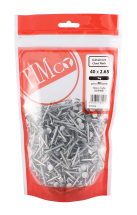 TIMco 40 x 2.65 Clout Nails - Galvanised 1kg Bag