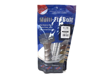TIMco 12 x 150/M14 Multi-Fix Bolt Hex Head Bag Of 6