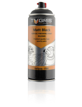 Tygris P300 Matt Black Paint - RAL9005 Vari-Spray 400ml