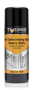 Tygris R239 Heavy Duty Zinc Plated Galvanisede Spray 400ml