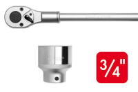 3/4" Drive Ratchet & Accessories