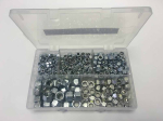 GRF0025 Assorted UNF Nylon Insert Nuts 3/16"-1/2" (340 Pieces)