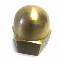 2BA Brass Hex Dome Nut