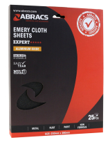 Abracs Emery Cloth Sheet 230mm x 280mm x 40Grit