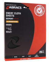 Abracs Emery Sheet 230mm x 280mm x 80Grit Abracs Emery Sheet 230mm x 280mm x 80Grit