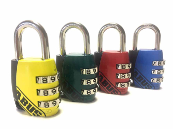 Abus 155/30 30mm Combination Padlock (3-Digit) Mixed Colour Abus 155/30 30mm Combination Padlock (3-Digit) Mixed Colour