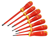 Bahco BAHCOFIT Insulated Screw driver Set of 7 Slotted / Pozi