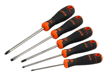 Bahco BAHCOFIT Screwdriver Set of 5 Slotted / Pozi