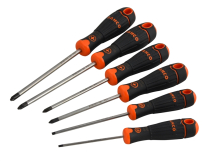 Bahco BAHCOFIT Screwdriver Set of 6 Slotted / Phillips / Poz