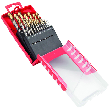 Dormer A087 HSS TIN Jobber Drill Set 19 Piece Dormer A087 HSS TIN Jobber Drill Set 19 Piece