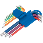Draper 66132 9 Piece Hex Key Set Metric Colour Coded Draper 66132 9 Piece Hex Key Set Metric Colour Coded