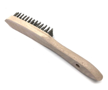Dronco Osborn 5 Row Wire Brush With Wooden Handle