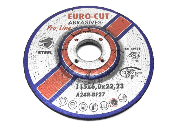 Eurocut Metal Grinding Disc 115mm x 6 x 22
