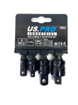 U.S Pro 7553 4pc Impact Socket Adaptor set