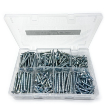 GRF0002 Assorted Slotted Self Tapper Kit BZP 12G - 14G GRF0002 Assorted Slotted Self Tapper Kit BZP 12G - 14G