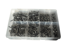 GRF0003 Assorted Stainless Steel Pozi Self Tappers 700 Pieces GRF0003 Assorted Stainless Steel Pozi Self Tappers 700 Pieces