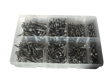 GRF0003 Assorted Stainless Steel Pozi Self Tappers 700 Pieces