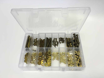 GRF0005 Assorted Kit Of Brass BA Nuts, Screws and Washers GRF0005 Assorted Kit Of Brass BA Nuts, Screws and Washers