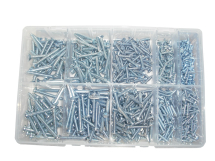 GRF0011 Assorted Kit Of 4g-10g Self Tappers Zinc Plated GRF0011 Assorted Kit Of 4g-10g Self Tappers Zinc Plated