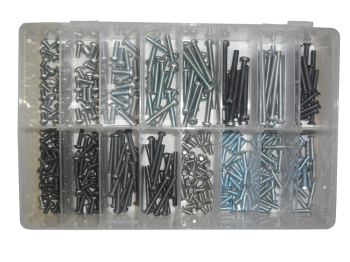 GRF0015 Assorted 3BA & 4BA Steel Slotted Machine Screws GRF0015 Assorted 3BA & 4BA Steel Slotted Machine Screws