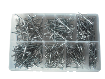 GRF0016 Assorted Kit Of Ally Pop Rivets 290 Pieces