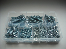 GRF0030 Assorted M6 Hex Sets, Nuts & Washers Kit Zinc GRF0030 Assorted M6 Hex Sets, Nuts & Washers Kit Zinc