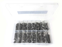 Assorted M3 - M6 Slotted Machine Screws A2 Stainless Steel