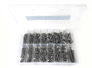 GRF0042 Assorted M3 - M6 Slotted Machine Screws A2 Stainless Steel GRF0042 Assorted M3 - M6 Slotted Machine Screws A2 Stainless Steel