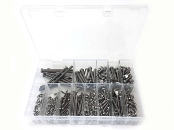 GRF0053 Assorted M3-M6 Stainless Steel Slotted Cheese Head Screws
