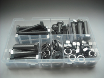 GRF0069 Assorted M12 Hex Sets, Nuts & Washers Stainless Steel Kit