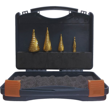 HMT VersaDrive Step Drill Bit Set: 12, 22, 30, 40mm HMT VersaDrive Step Drill Bit Set: 12, 22, 30, 40mm