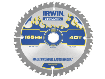 Irwin Weldtec Cordless Circular Saw Blade 165 x 20mm x 40T A
