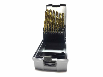 Lyndon 1-13mm TiN Coated Drill Set With Split Point 25 Piece