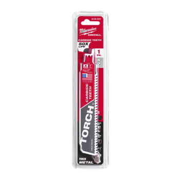 Milwaukee TORCH Sabre Blade 150mm Carbide teeth 7tpi Milwaukee TORCH Sabre Blade 150mm Carbide teeth 7tpi