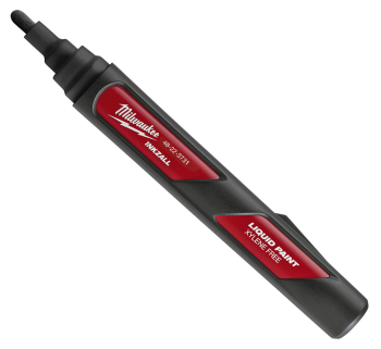Milwaukee INKZALL Liquid Paint Marker Black Milwaukee INKZALL Liquid Paint Marker Black
