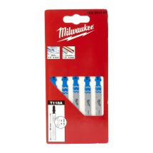 Milwaukee T118A Jigsaw Blades Metal Pack of 5 Milwaukee T118A Jigsaw Blades Metal Pack of 5