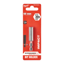 Milwaukee Bit Holder Magnetic ShockWave 60mm Milwaukee Bit Holder Magnetic ShockWave 60mm