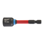 10mm Milwaukee Shockwave Impact Magnetic Nut Driver 10mm Milwaukee Shockwave Impact Magnetic Nut Driver