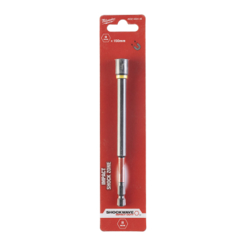 8mm Milwaukee Shockwave<sup>(TM)</sup> Impact Magnetic Nut Driver 150mm Long 8mm Milwaukee Shockwave<sup>(TM)</sup> Impact Magnetic Nut Driver 150mm Long