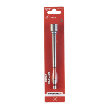 10mm Milwaukee Shockwave Impact Magnetic Nut Driver 150mm Long 10mm Milwaukee Shockwave Impact Magnetic Nut Driver 150mm Long