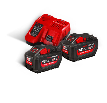 Milwaukee M18 HNRG-122 Battery Twin Pack 18V 12.0Ah Milwaukee M18 HNRG-122 Battery Twin Pack 18V 12.0Ah